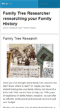 Mobile Screenshot of familytreeresearchers.co.uk